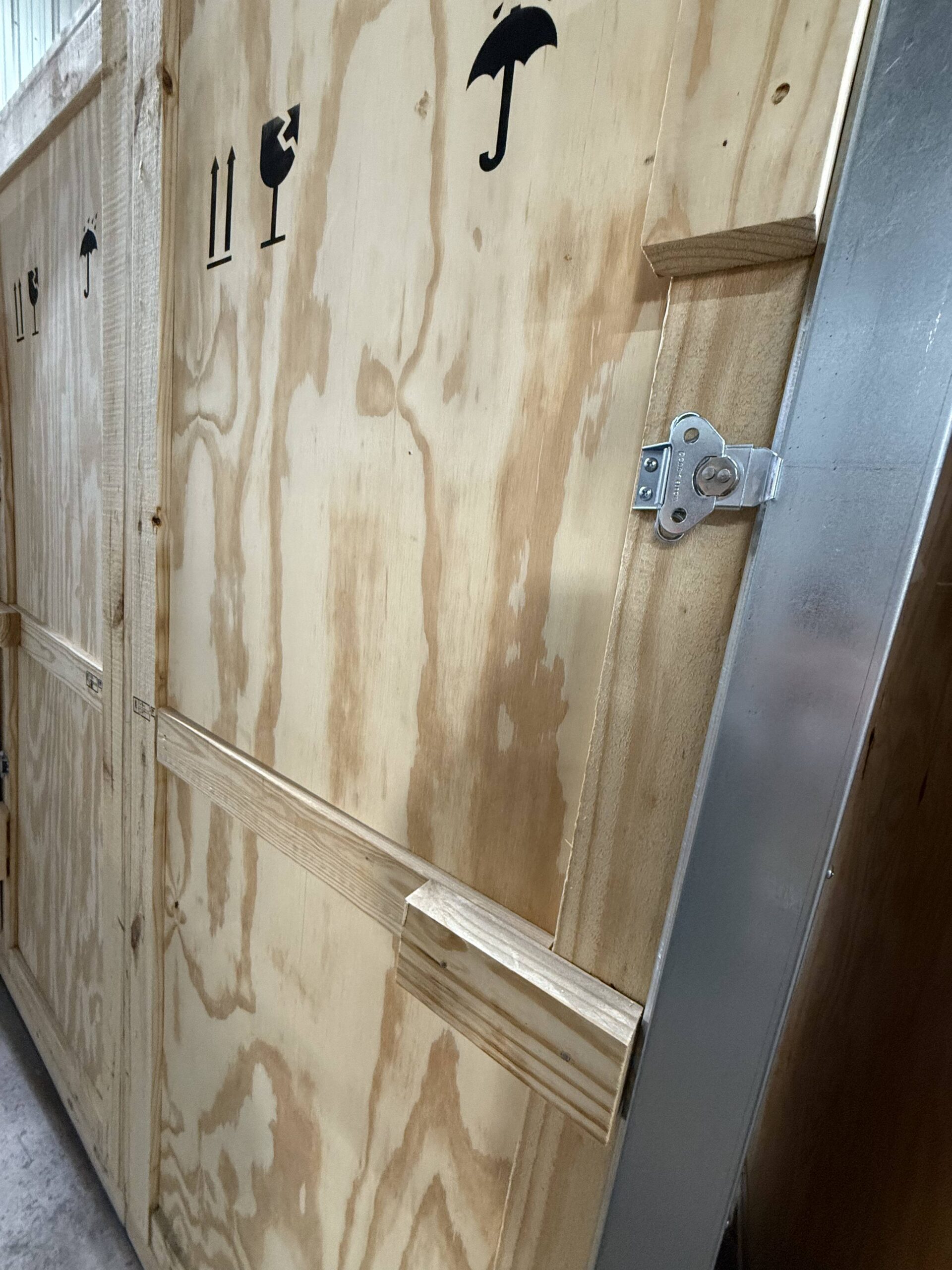 Custom wooden crate