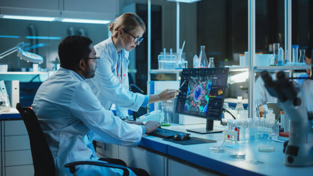 Chemists in a lab